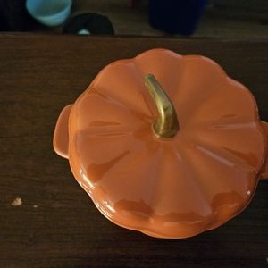 The Pioneer Woman 14.2-Ounce Ceramic Orange Pumpkin Mini Coquettes Set, 3 Count